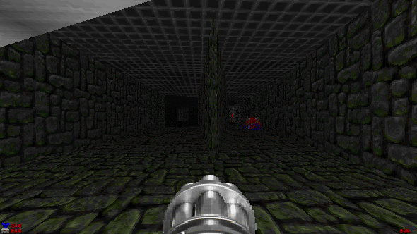 Screenshot from the Doom 2 .wad file The Fluid Pit